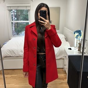 Stile Benetton Red Coat